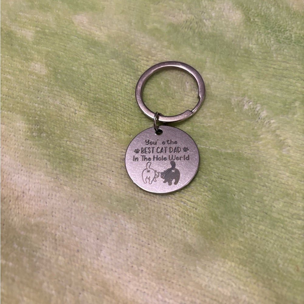 Silver Cat Charm Clothing Accessory